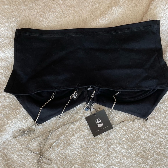 NEW garage rhinestone bustier cami - Picture 3 of 4